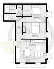 T3 73M2 RÉNOVÉ - PLEIN SUD - MAISON BOURGEOISE - LE MUY 