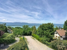 CHENS-SUR-LÉMAN – Maison jumelée type T4, magnifique vue lac, calme absolu