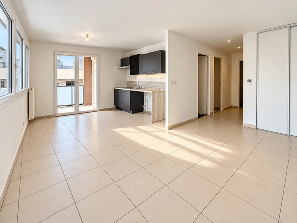 Béziers – Appartement T3 récent avec terrasse et parking privatif