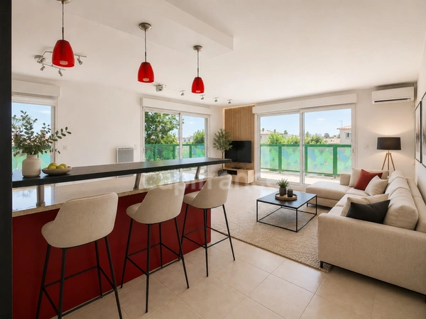 Appartement T4 de standing avec terrasse, climatisation, garage et aperçu mer