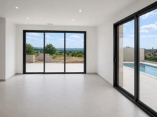 Villa contemporaine neuve avec piscine, suite parentale en RDC, 3 salles d’eau, double garage et vue dégagée