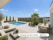 Villa contemporaine neuve avec piscine, suite parentale en RDC, 3 salles d’eau, double garage et vue dégagée