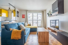 T2 43m² rafraîchi à neuf + cave et parking Paris 19ème
