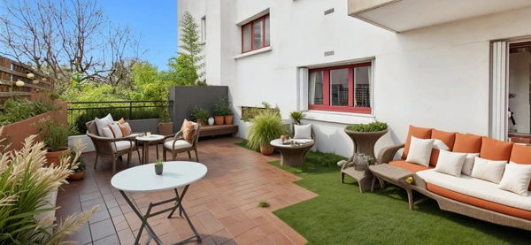 APPARTEMENT DE 3 PIECES AVEC 38m2 d'espaces extérieurs