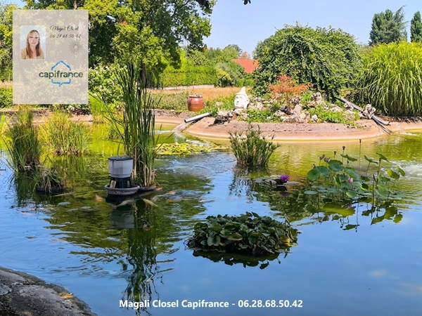 Maison à vendre 8 pièces avec Bassin et piscine. Pierre de Bresse
