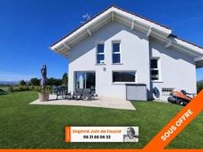 Maison contemporaine 5 pièces de 128 m² – 4 chambres – Vinzier – Calme absolu