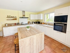 Landes (40) department, for sale in Aire-sur-l'Adour: contemporary 6-room house of 202m² of living space + terraces, pool house, 60m² garage and swimming pool on 2755m² of land, in a quiet location