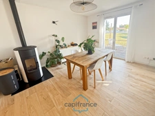 Dpt Landes (40), à vendre CAZERES SUR L'ADOUR Maison contemporaine T4 de 88 m² habitables en plain pied + garage de 20 m² sur 630 m² de terrain, au calme