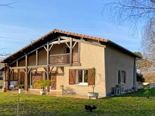 Dpt Landes (40), for sale AIRE SUR L'ADOUR Landes house T5 of 130 m² living space + 2 garages + terraces and large swimming pool on 5209 m² of land, in a quiet area
