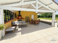 Landes (40) department, for sale in Aire-sur-l'Adour: contemporary 6-room house of 202m² of living space + terraces, pool house, 60m² garage and swimming pool on 2755m² of land, in a quiet location
