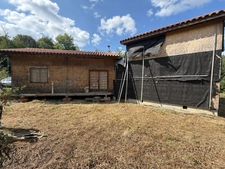 Dpt Hautes Pyrénées (65), à vendre LALANNE Maison à ossature bois inachevée T2 de 70 m² habitables sur 1756 m² de terrain, au calme