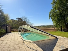 Gers (32), for sale in Viella: Superb character house with 8 rooms (T8) offering 270 m² of living space + large adjoining garage, carport and campervan shelter, swimming pool on 5493 m² of land, in a 