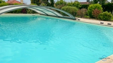 Gers (32) department, for sale in Barcelonne-du-Gers: beautiful contemporary 5-room house (T5) of 138 m² of living space on one level + terraces, swimming pool and garage on 1694 m² of land, in a quie