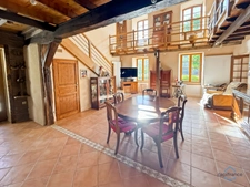 Gers (32), for sale in Viella: Superb character house with 8 rooms (T8) offering 270 m² of living space + large adjoining garage, carport and campervan shelter, swimming pool on 5493 m² of land, in a 