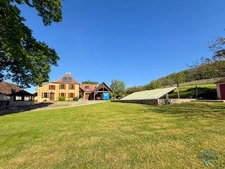 Gers (32), for sale in Viella: Superb character house with 8 rooms (T8) offering 270 m² of living space + large adjoining garage, carport and campervan shelter, swimming pool on 5493 m² of land, in a 
