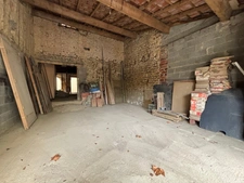 Hautes-Pyrénées (65), for sale in Trie-sur-Baïse: 2 large garages of 71 m² and 82 m² + upper floors on a total plot of 153 m², in the town center, in a quiet location