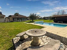 Dpt Gers (32), à vendre BARCELONNE DU GERS Maison T5 de 155 m² habitables + grands garages, dépendances et piscine sur 8678 m² de terrain, au calme