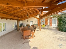 Dpt Gers (32), à vendre BARCELONNE DU GERS Maison T4 de 105 m² habitables en plain-pied + garage attenant de 33 m² + grande terrasse couverte de 50 m² sur 5549 m² de terrain
