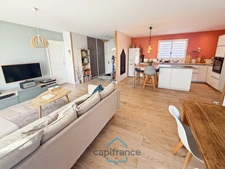 Dpt Landes (40), à vendre CAZERES SUR L'ADOUR Maison contemporaine T4 de 88 m² habitables en plain pied + garage de 20 m² sur 630 m² de terrain, au calme