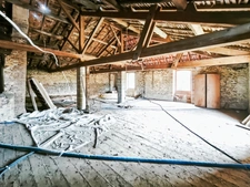 Dpt Gers (32), for sale SAINT MONT Old T4 house of 160 m² living space on one level + convertible attic + adjoining barn on 726 m² of land