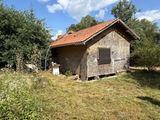 Dpt Hautes Pyrénées (65), à vendre LALANNE Maison à ossature bois inachevée T2 de 70 m² habitables sur 1756 m² de terrain, au calme