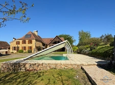 Gers (32), for sale in Viella: Superb character house with 8 rooms (T8) offering 270 m² of living space + large adjoining garage, carport and campervan shelter, swimming pool on 5493 m² of land, in a 