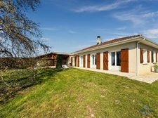Dpt Gers (32), à vendre BARCELONNE DU GERS Maison T4 de 105 m² habitables en plain-pied + garage attenant de 33 m² + grande terrasse couverte de 50 m² sur 5549 m² de terrain