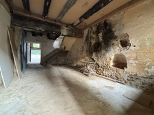 Hautes-Pyrénées (65), for sale in Trie-sur-Baïse: 2 large garages of 71 m² and 82 m² + upper floors on a total plot of 153 m², in the town center, in a quiet location