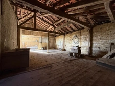 Dpt Hautes Pyrénées (65), à vendre SADOURNIN corps de ferme avec maison T6 de 125m² + grandes dépendances attenantes sur 8280 m² de terrain, au calme