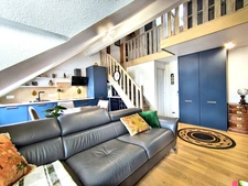 Appartement en attique 2 pièces THONON LES BAINS (74)