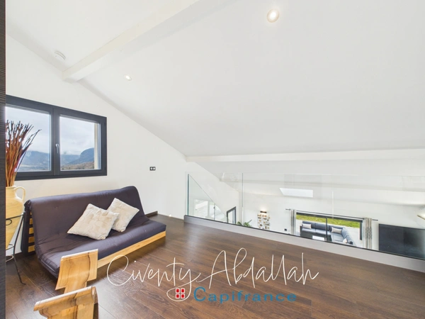 FILLIERE (74) Villa contemporaine avec vue panoramique & terrain construuctible – Opportunité rare proche d’Annecy