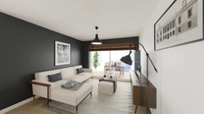 Appartement à vendre 2 pièces MONT SAINT MARTIN (54) Appt - 90m² - Terrasse 18m²