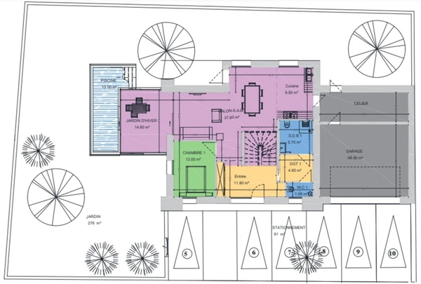 Dpt Moselle (57), à vendre CUVRY maison P7 de 170,35 m² - Piscine
