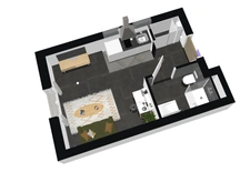 Dpt Moselle (57), à vendre MALROY Studio env 20 m²  