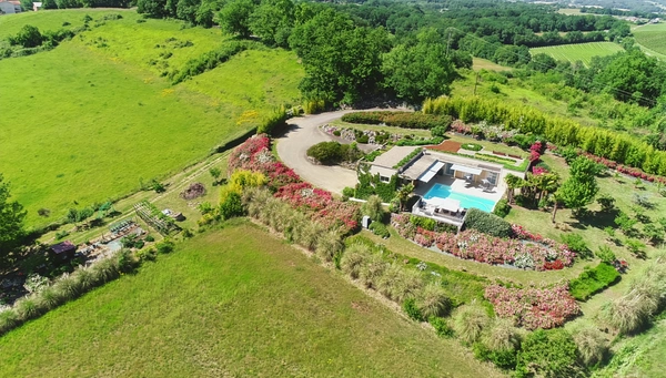 Maison à vendre MARCIAC (32) - 195 m2 de surface habitable - Terrain 4392 m2 - Vue Pyrénées