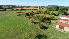 Dpt Gers (32), à vendre proche de LUPIAC- Ensemble de 3 maisons -  P6 de 187 m² - Terrain de 29366  m2 