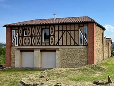 Dpt Gers (32), à vendre proche de LUPIAC- Ensemble de 3 maisons -  P6 de 187 m² - Terrain de 29366  m2 