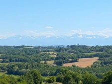 House for sale in Marciac (32) - 175 m2 of living space - 4392 m2 plot - Pyrenees view