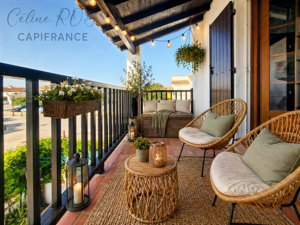 COUP DE CŒUR – T2 36 m2 + 17 m2 mezzanine à 2 min des plages – Saintes-Maries-de-la-Mer