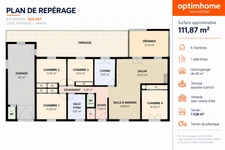 MAISON PLAIN-PIED 111 M² | SAINT-LÉGER-LES-VIGNES | 4 CHAMBRES | TERRAIN 1 538 M² | GARAGE 40 M²