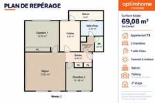 VENTE APPARTEMENT T3 | NANTES HYPERCENTRE – BOUFFAY | BALCON & STATIONNEMENT