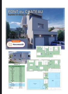 Terrain à vendre de 345m² à Pont-du-Château avec projet de construction