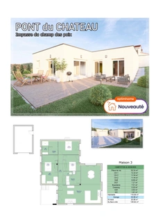 Terrain à vendre de 573m² à Pont-du-Château avec projet de construction