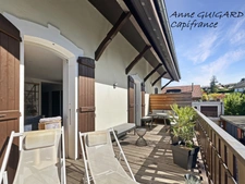 ANNECY LE VIEUX (74) - Secteur BOTANIC, beau T3 PIECES de 60m², petite copropriété avec cave et parking privatif