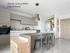 ANNECY LE VIEUX (74) - 3-room apartment, 66m², penultimate floor, quiet location, unobstructed west-facing view, underground parking