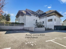ANNECY-LE-VIEUX (74) - Beautiful 1-bedroom apartment of 46m² in a small residence, 12m² terrace, cellar and private parking