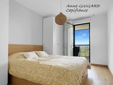 ANNECY LE VIEUX (74) - 3-room apartment, 66m², penultimate floor, quiet location, unobstructed west-facing view, underground parking