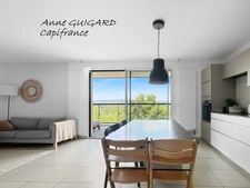 ANNECY LE VIEUX (74) - 3-room apartment, 66m², penultimate floor, quiet location, unobstructed west-facing view, underground parking