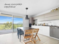 ANNECY LE VIEUX (74) - 3-room apartment, 66m², penultimate floor, quiet location, unobstructed west-facing view, underground parking