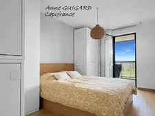 ANNECY LE VIEUX (74) - 3-room apartment, 66m², penultimate floor, quiet location, unobstructed west-facing view, underground parking
